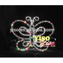wholesale pageant butterfly rhinestone tiara